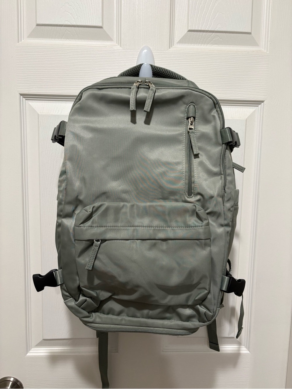 Unisex Backpack – Sage Green/gray Travel & Work Pack Backpack